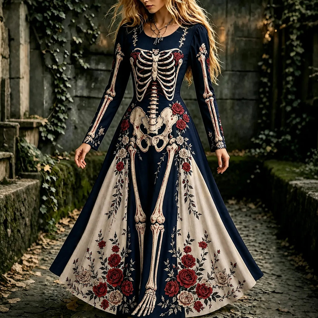 Gothic Maxi Dress – Halloween Trend