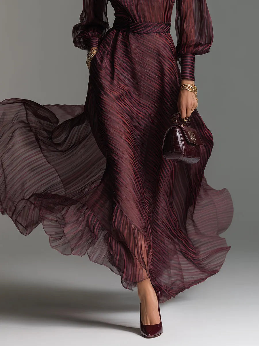 Retro Maxi Dress in premium, Smart Price