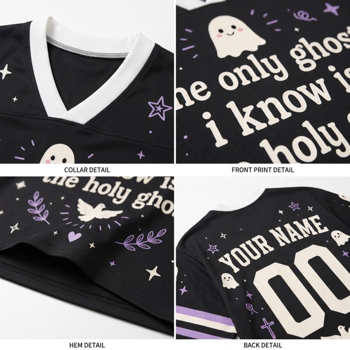 Chaotic Club The Only Ghost I Know Is The Holy Ghost Mesh Jersey