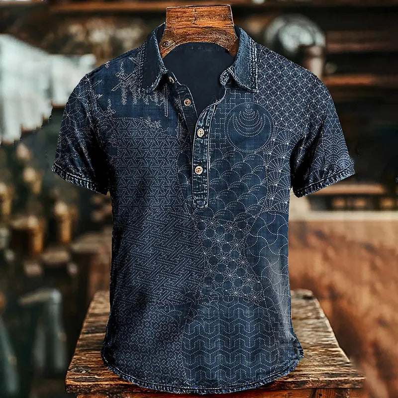 Vintage Shirt in soft, Designer Aesthetic
