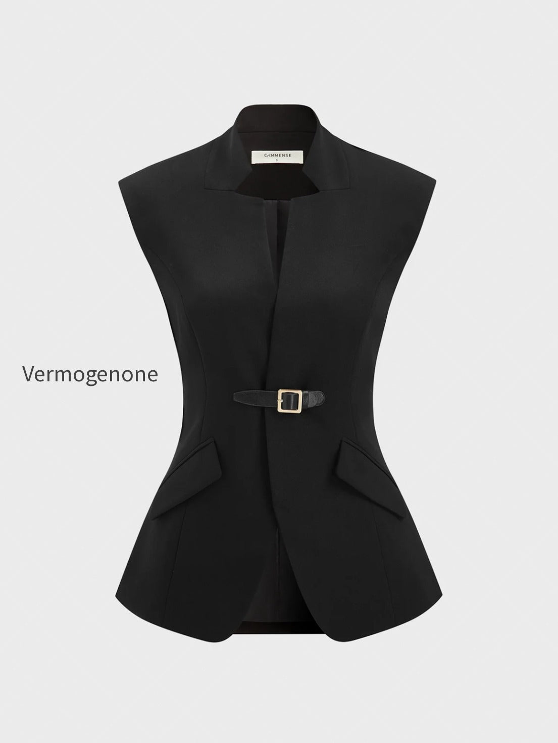 notch-lapel-buckle-detail-blazer-vest