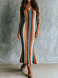 Maxi Dress with soft knit – Premium Look