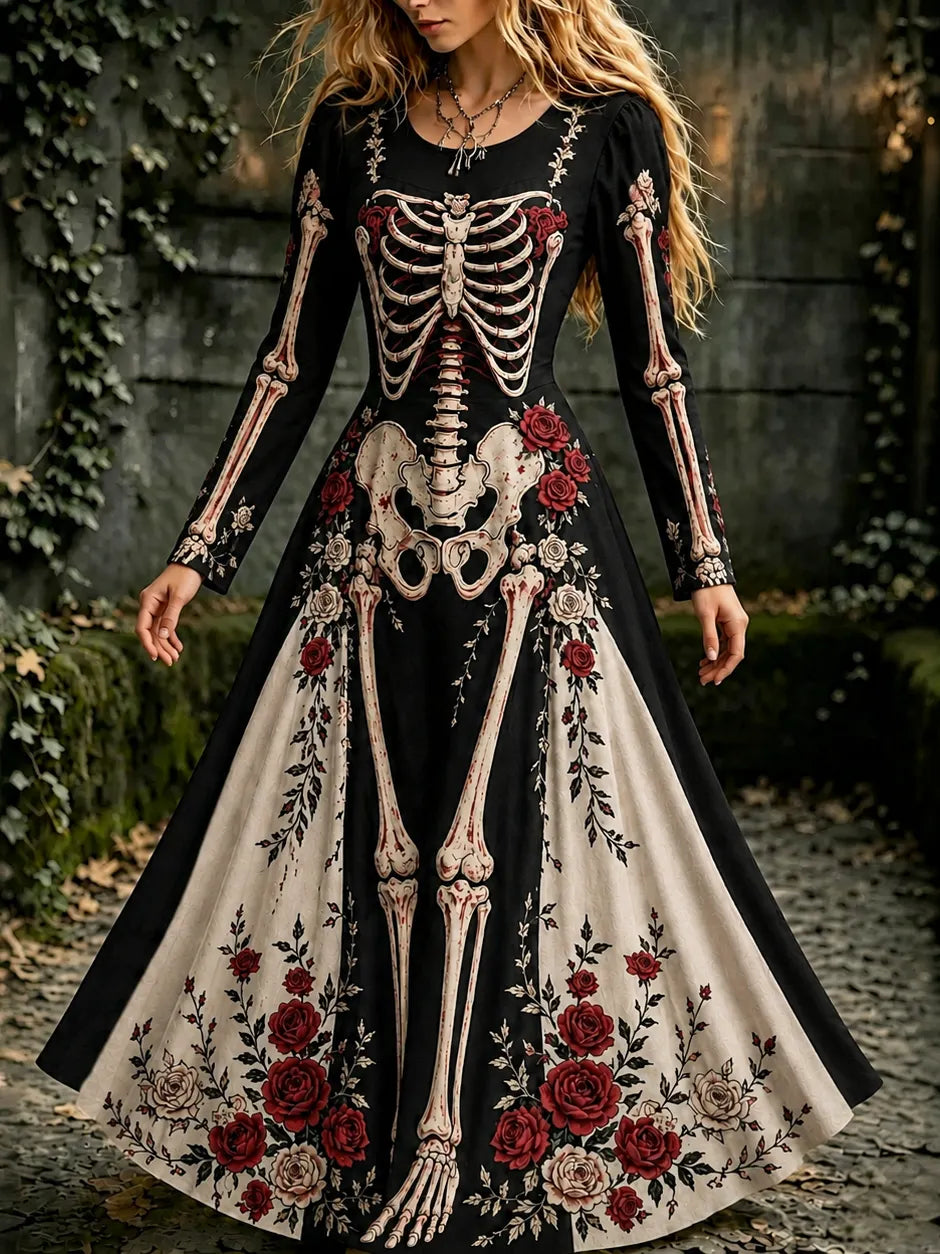 Gothic Maxi Dress – Halloween Trend