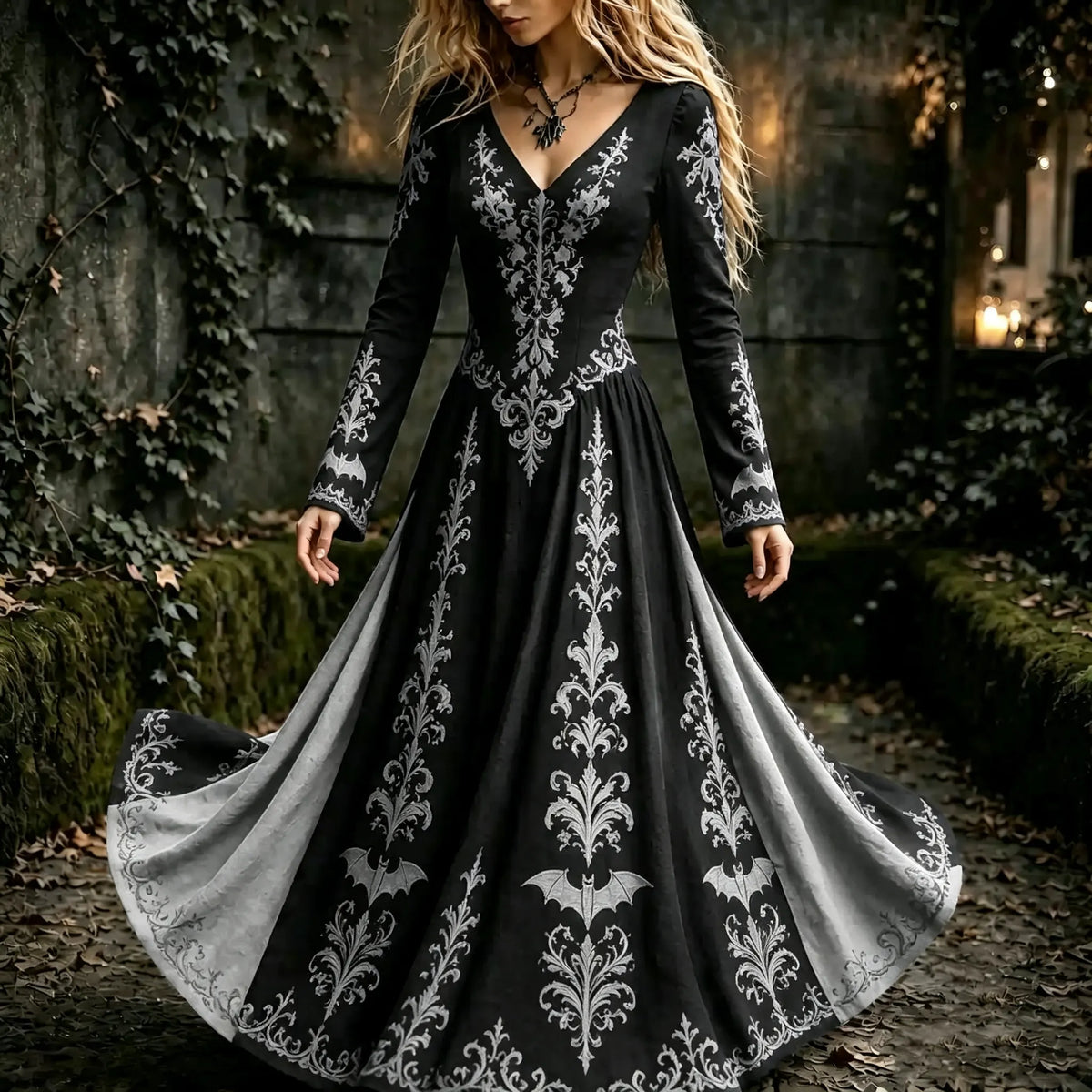 Gothic Maxi Dress – Halloween Trend