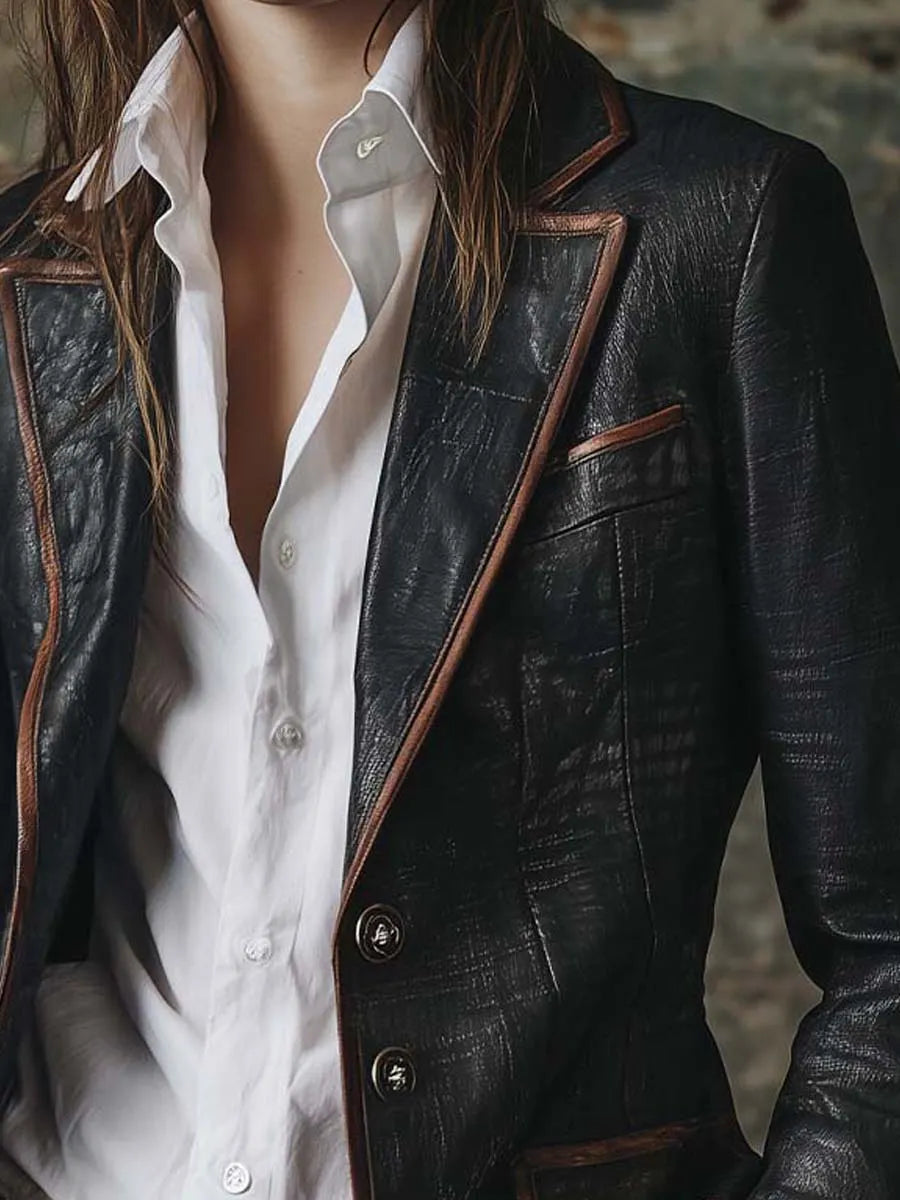Vintage Blazer in soft, Premium Look