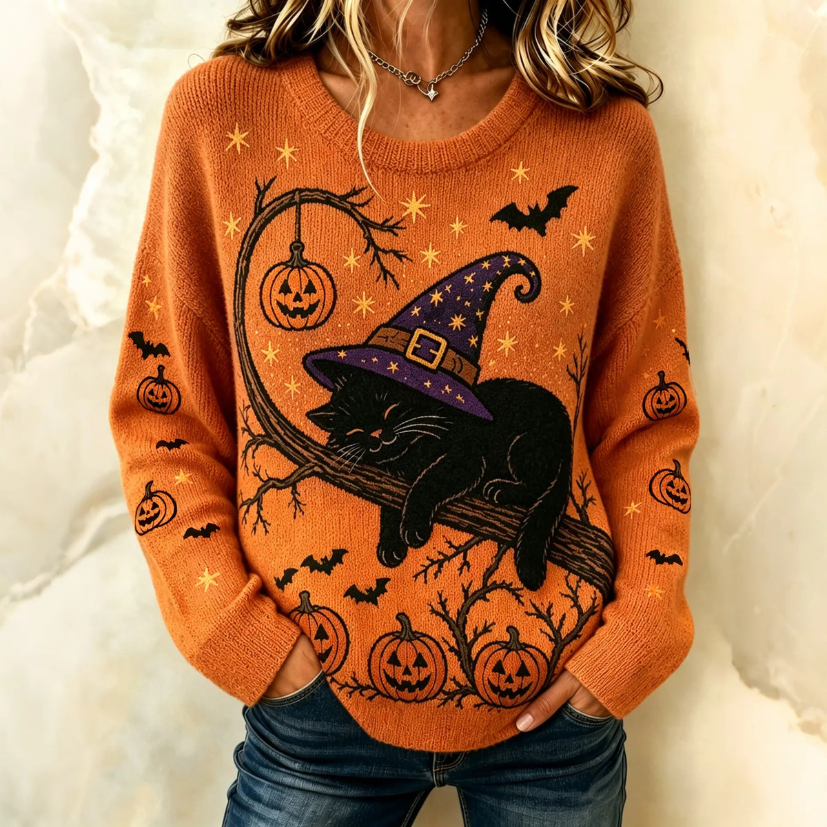 Retro Sweater – Boo-tiful Halloween