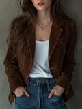 Blazer with velvet – Smart Price