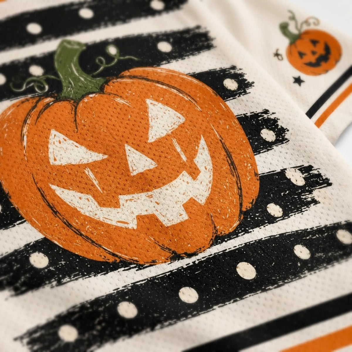 Chaotic Club Vintage Pumpkin Ghastly Halloween Mesh Jersey