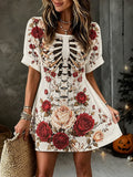 Wickedly Chic Mini Dress – Spooky Pick