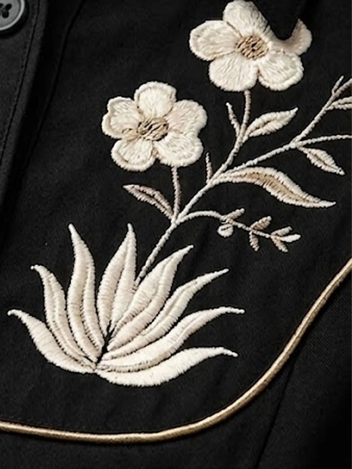 [Embroidery ]Perfect For Sophisticated Daily Wear — Breathable High-Density Fabric Body-Contouring Poised 100% Cotton Mini Dress