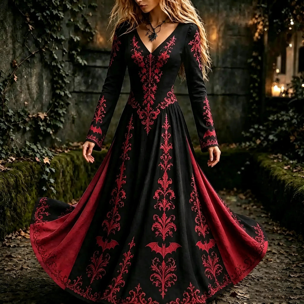 Gothic Maxi Dress – Halloween Trend