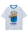 Sardine Print Short Sleeve T-Shirt