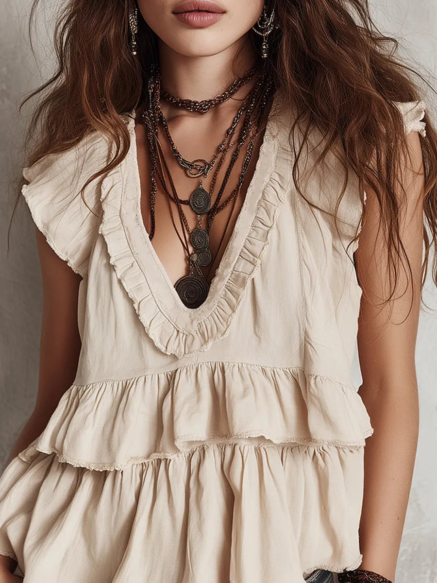 Blouse That Flatters – Bohemian & linen