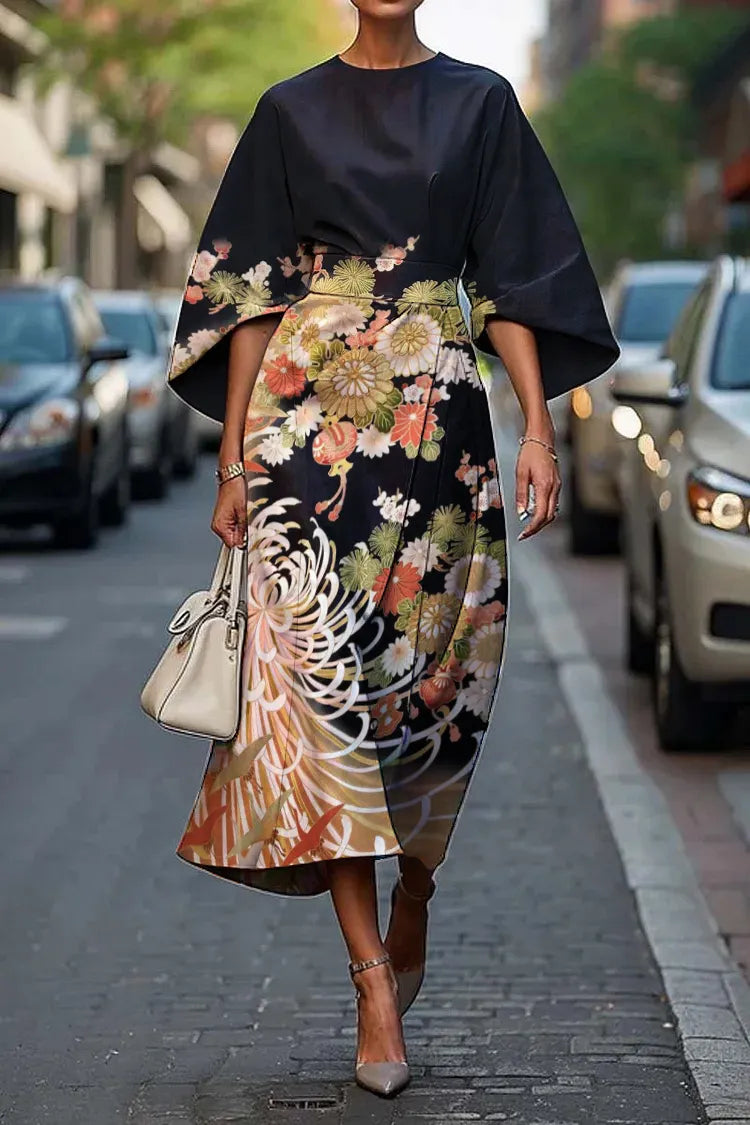 Elegant Midi Dress in premium, Smart Price