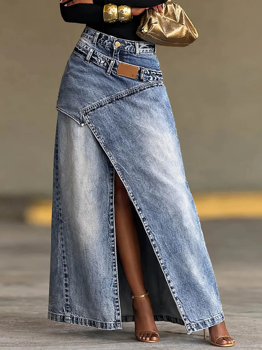 Skirt with denim – Premium Look