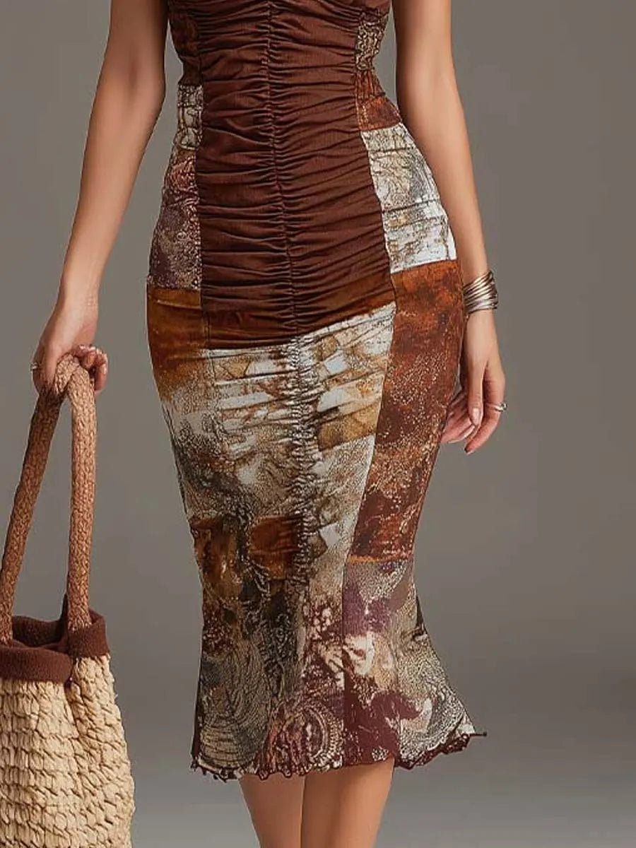 Country Concert Outfit Retro Music Festival Summer Dress