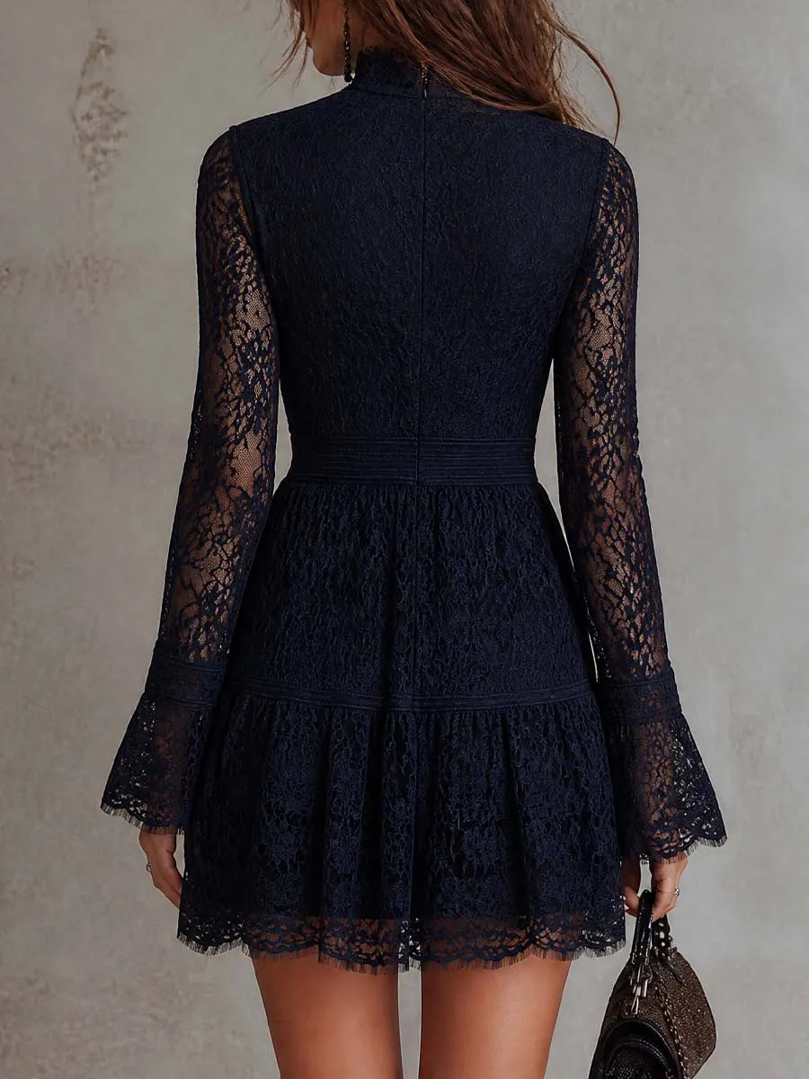 Mini Dress with lace – Premium Look