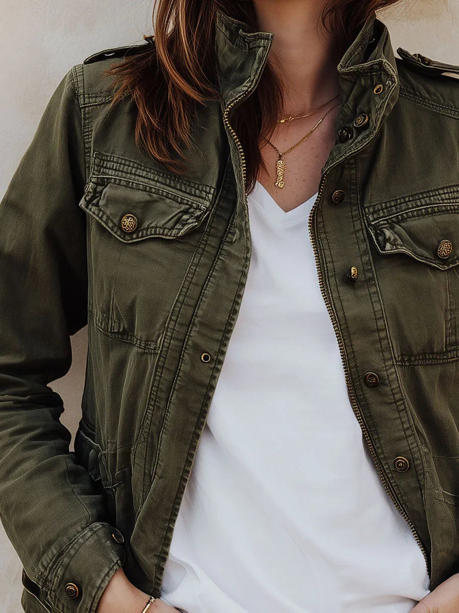 Vintage Jacket in soft, Premium Look