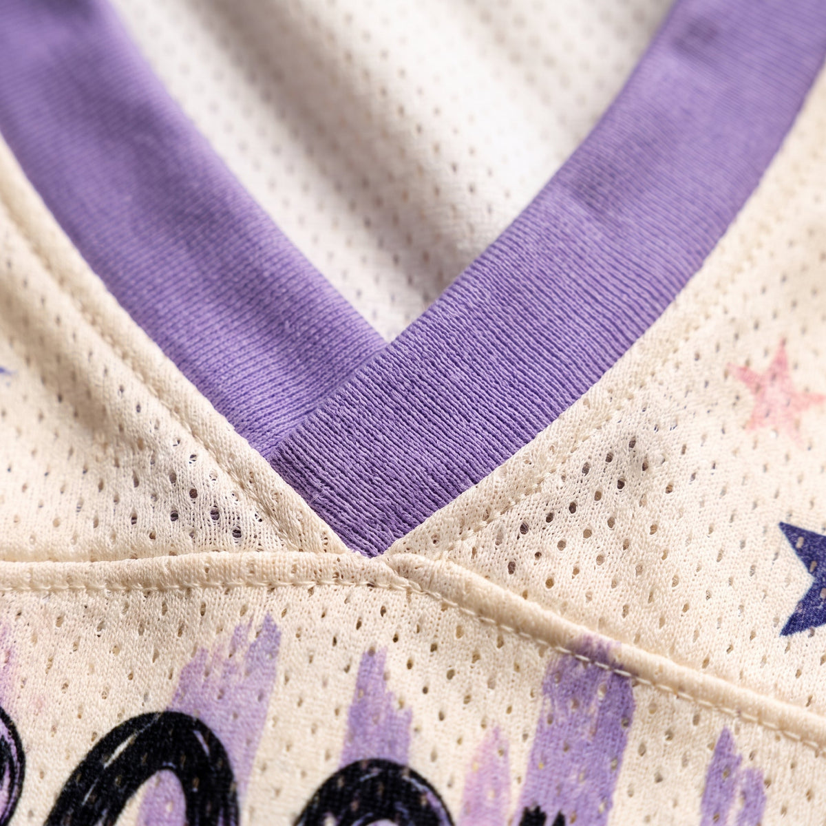 Chaotic Club Preppy Spooky Season Coquette Skeleton Mesh Jersey