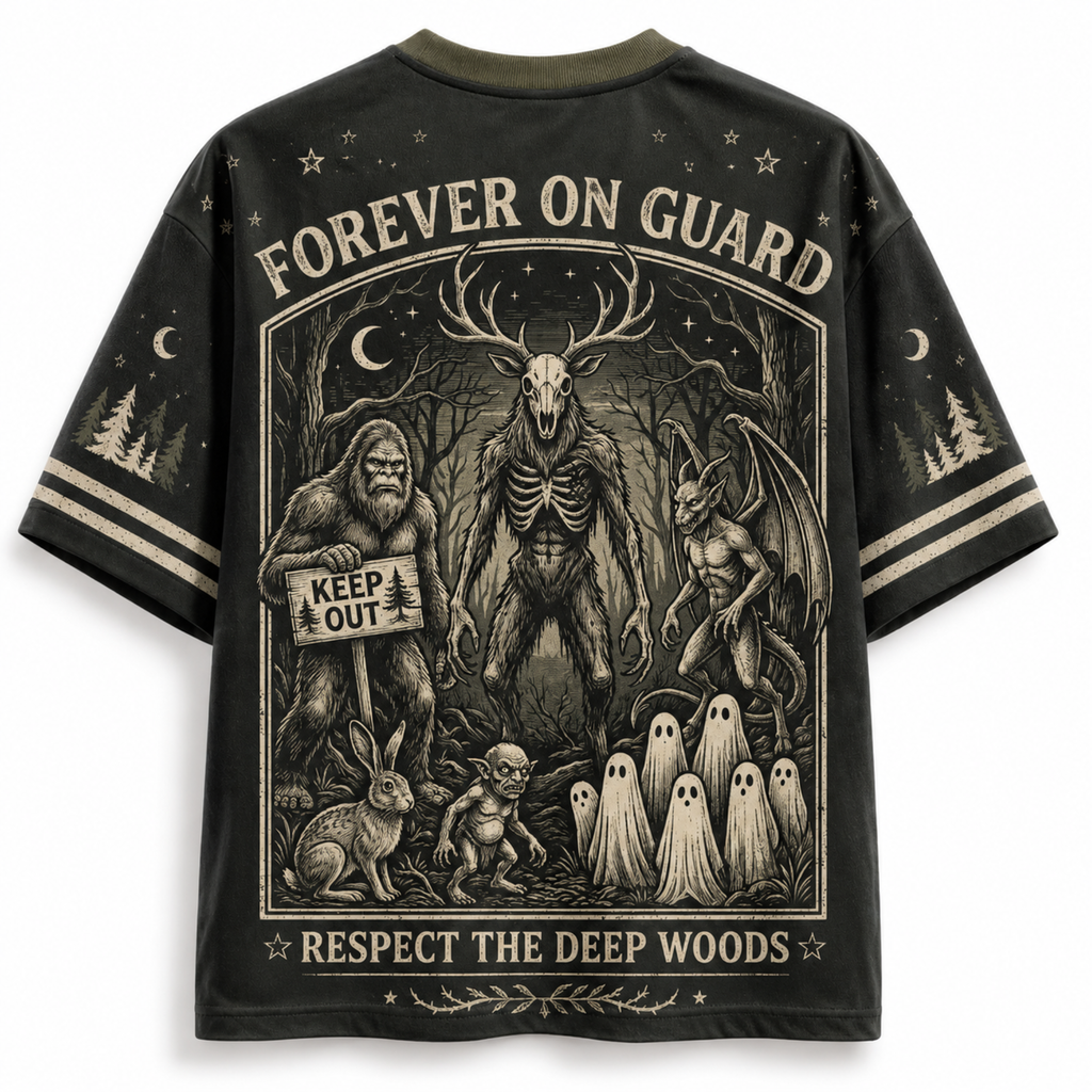 Chaotic Club Protect Our National Parks Cryptids Ghost Owl Mesh Jersey