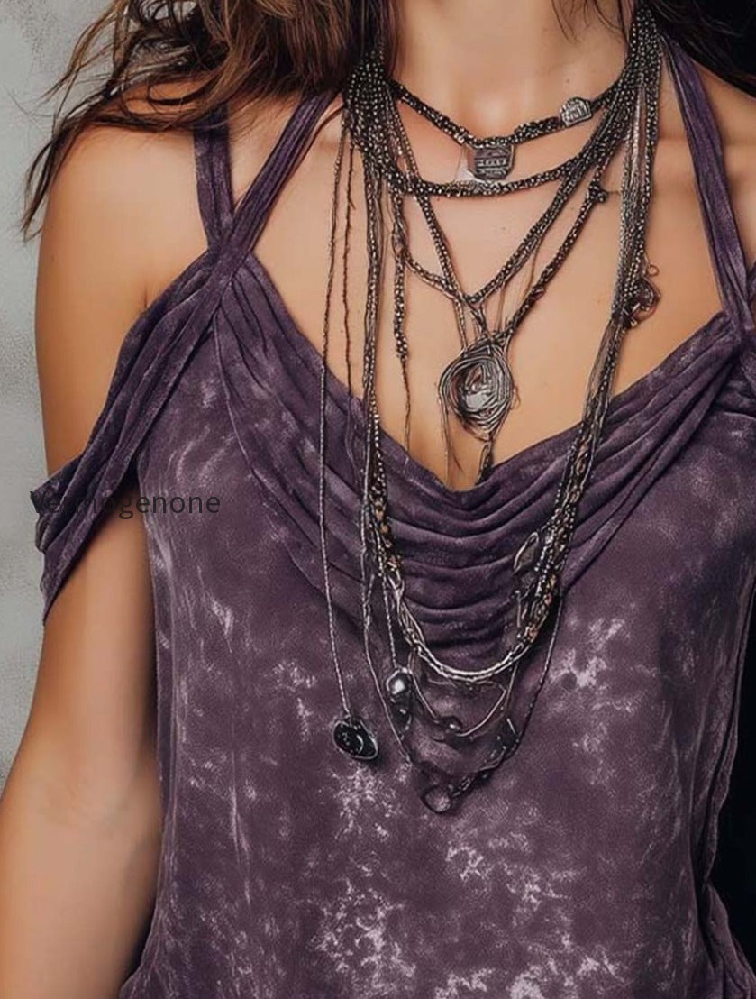 retro-bohemian-tie-dye-print-shoulder-strap-top