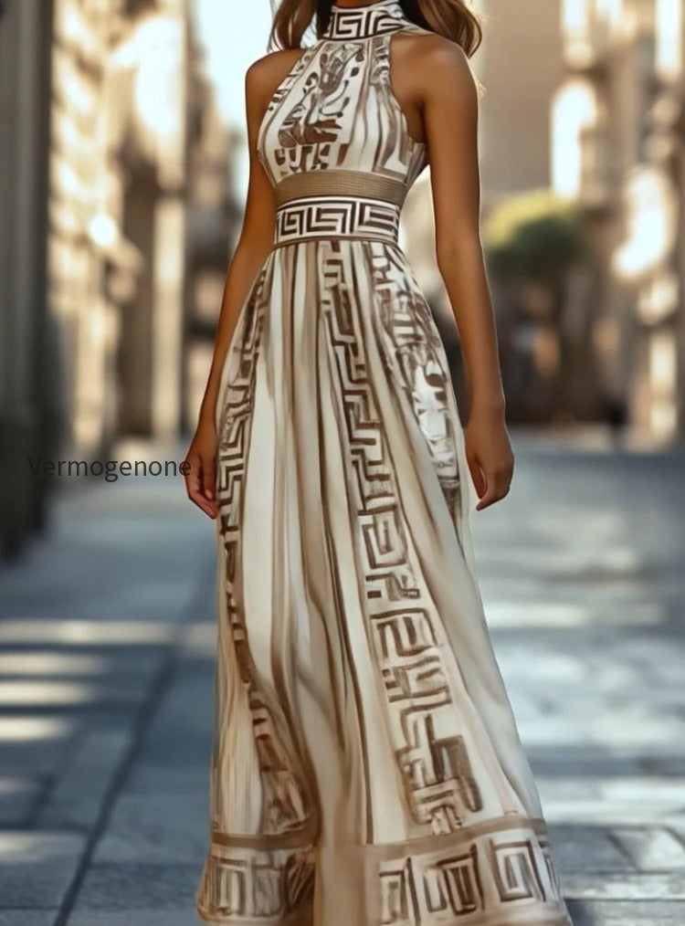 elegant-and-flowing-geometric-pattern-maxi-dress
