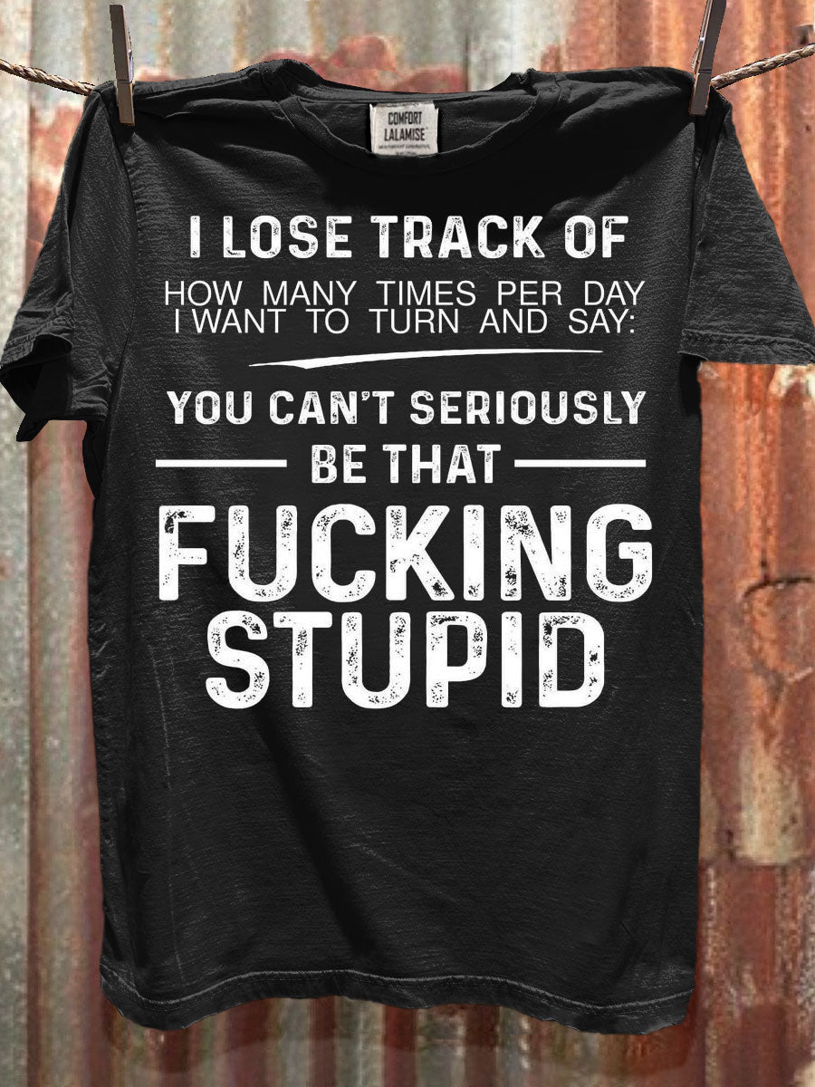 Funny Offensive Art Print Casual Cotton Short Sleeve T-shirt