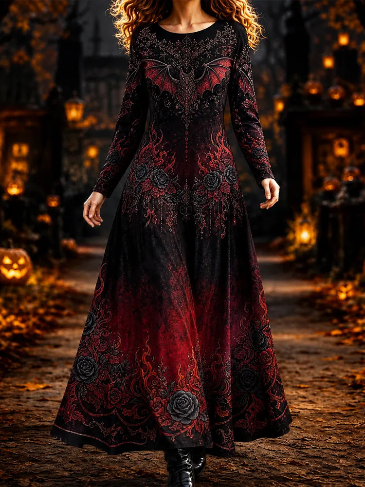Hauntingly Beautiful Maxi Dress – Party Ready