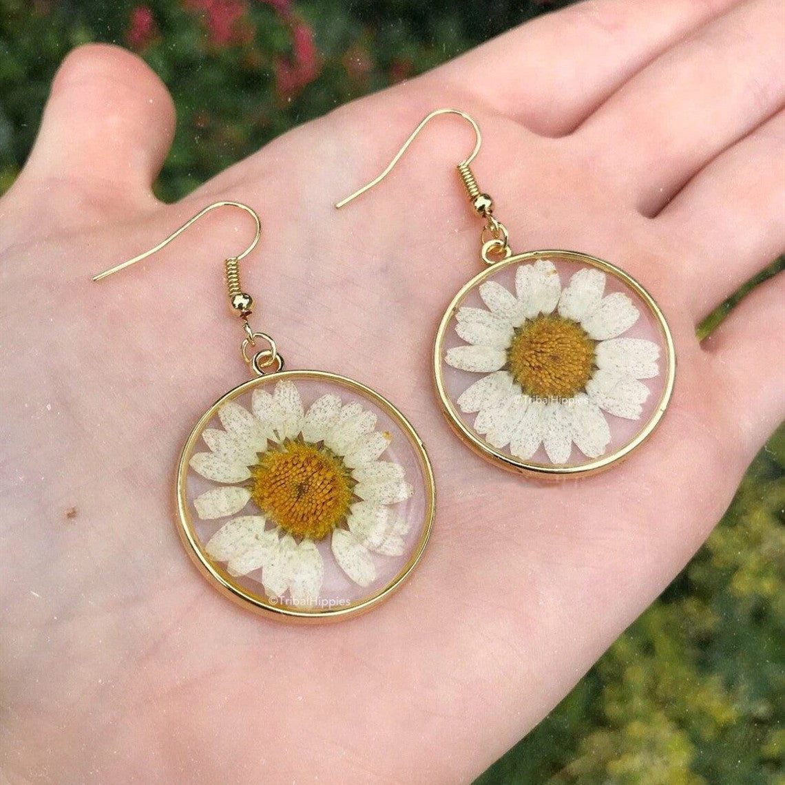 Daisy Resin Earring