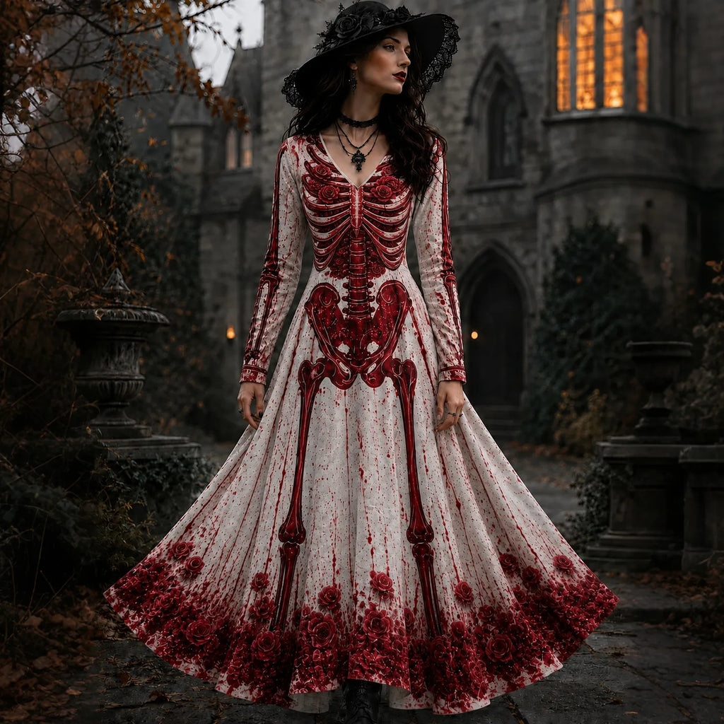 Retro Maxi Dress – Boo-tiful Halloween