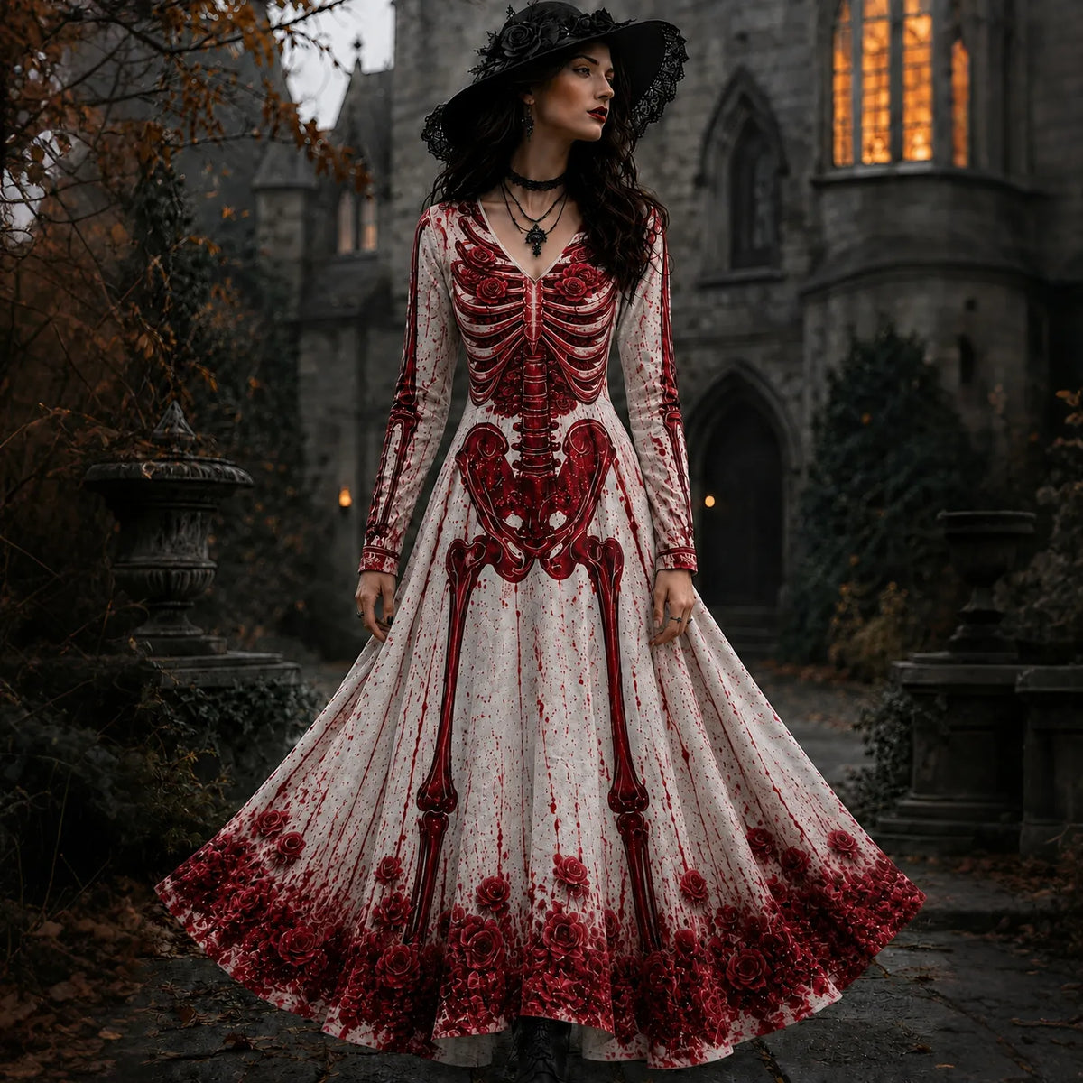 Retro Maxi Dress – Boo-tiful Halloween