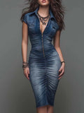 Chic Midi Dress in cotton, Best Value