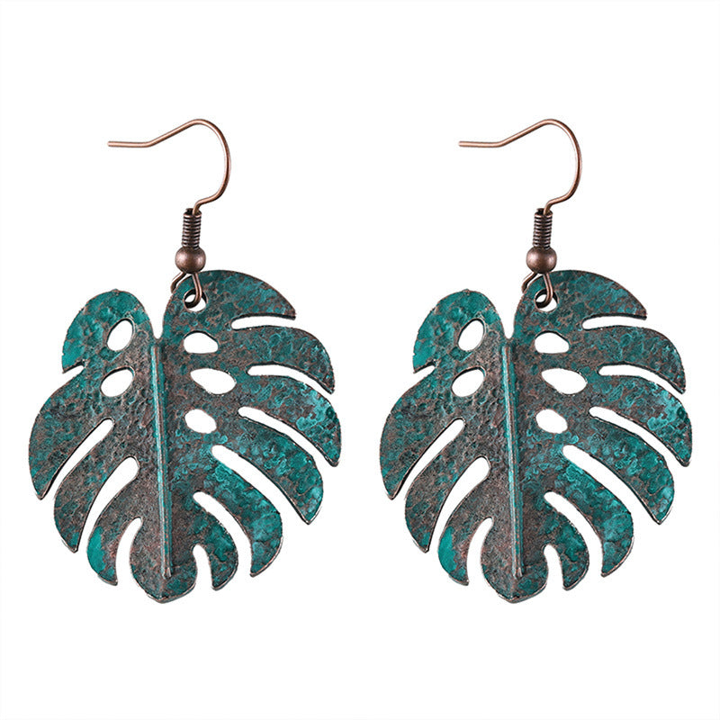 Retro Texture  Long Earrings