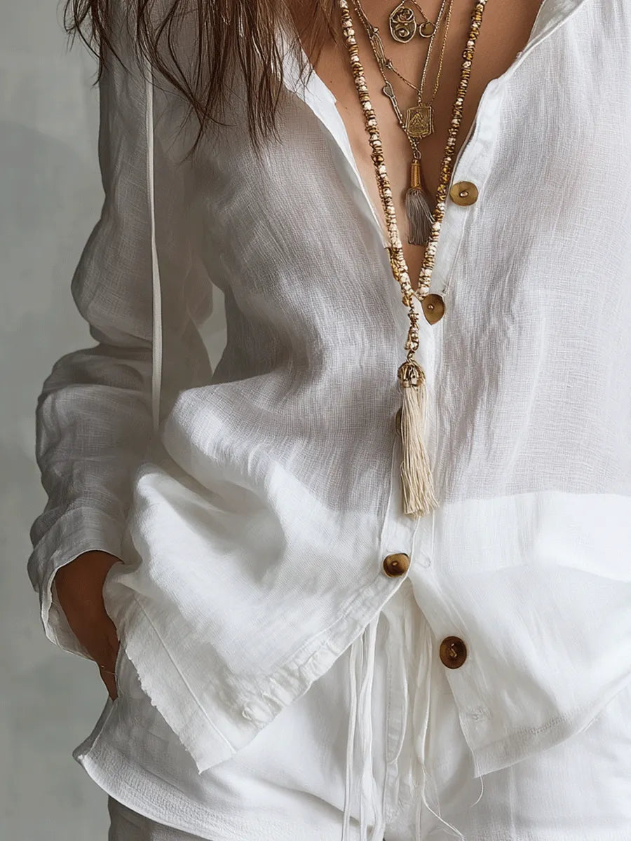 Blouse That Flatters – Boho & linen