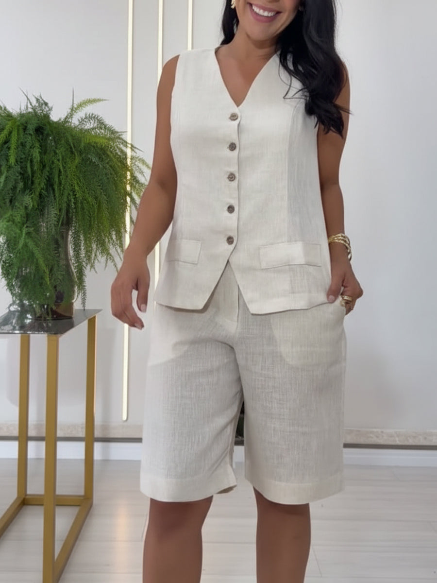 Two-Piece Set That Flatters – Chic & linen