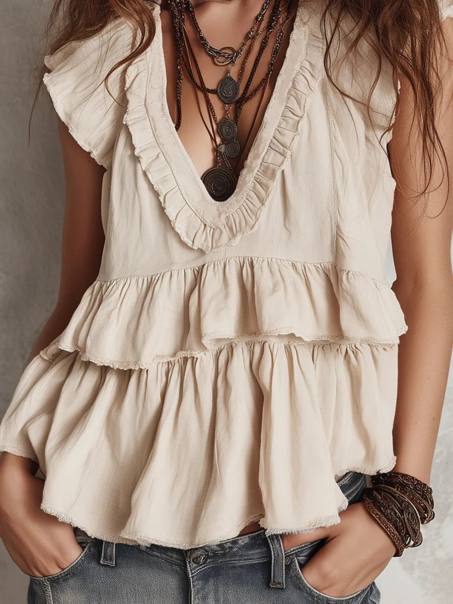 Blouse That Flatters – Bohemian & linen