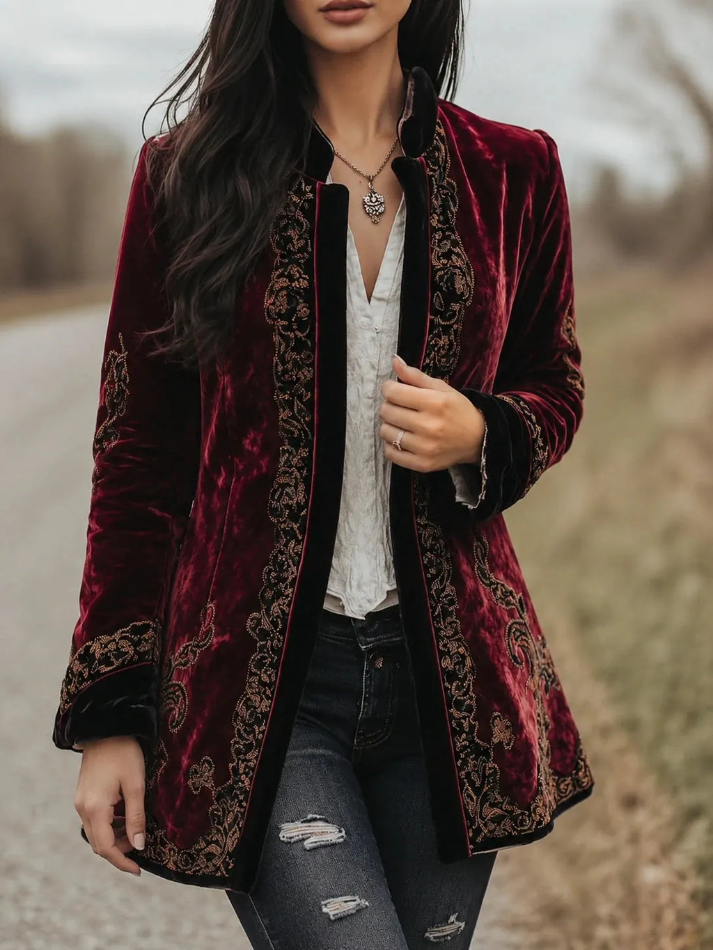 Vintage Jacket in velvet, Best Value