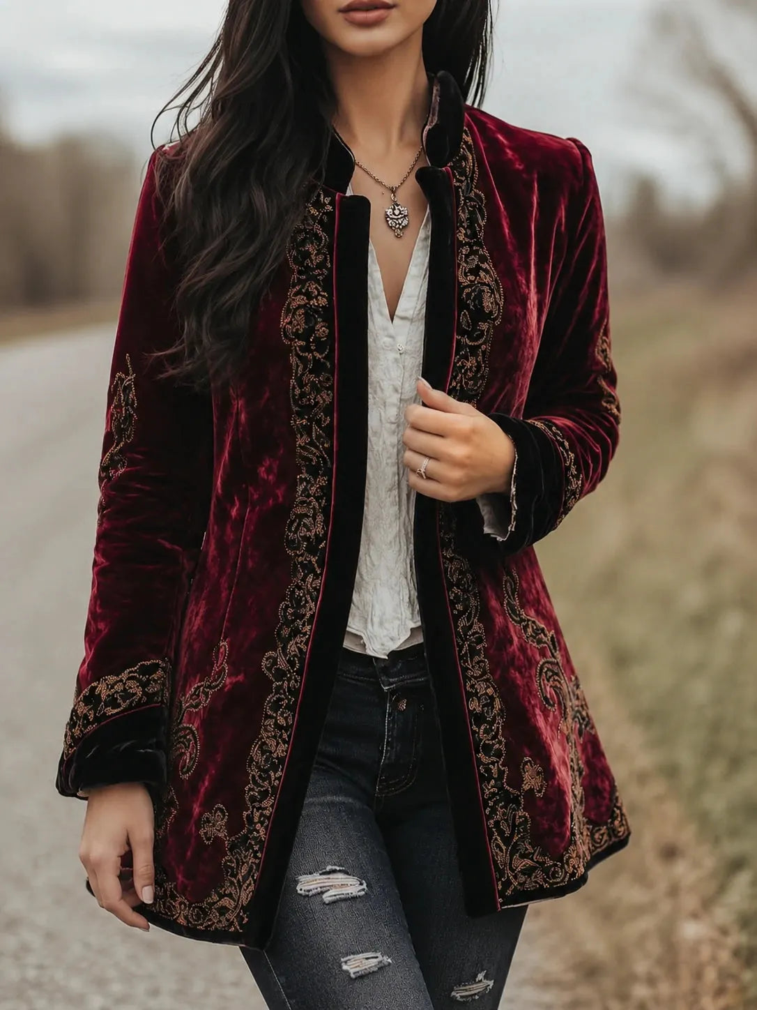 Vintage Jacket in velvet, Best Value
