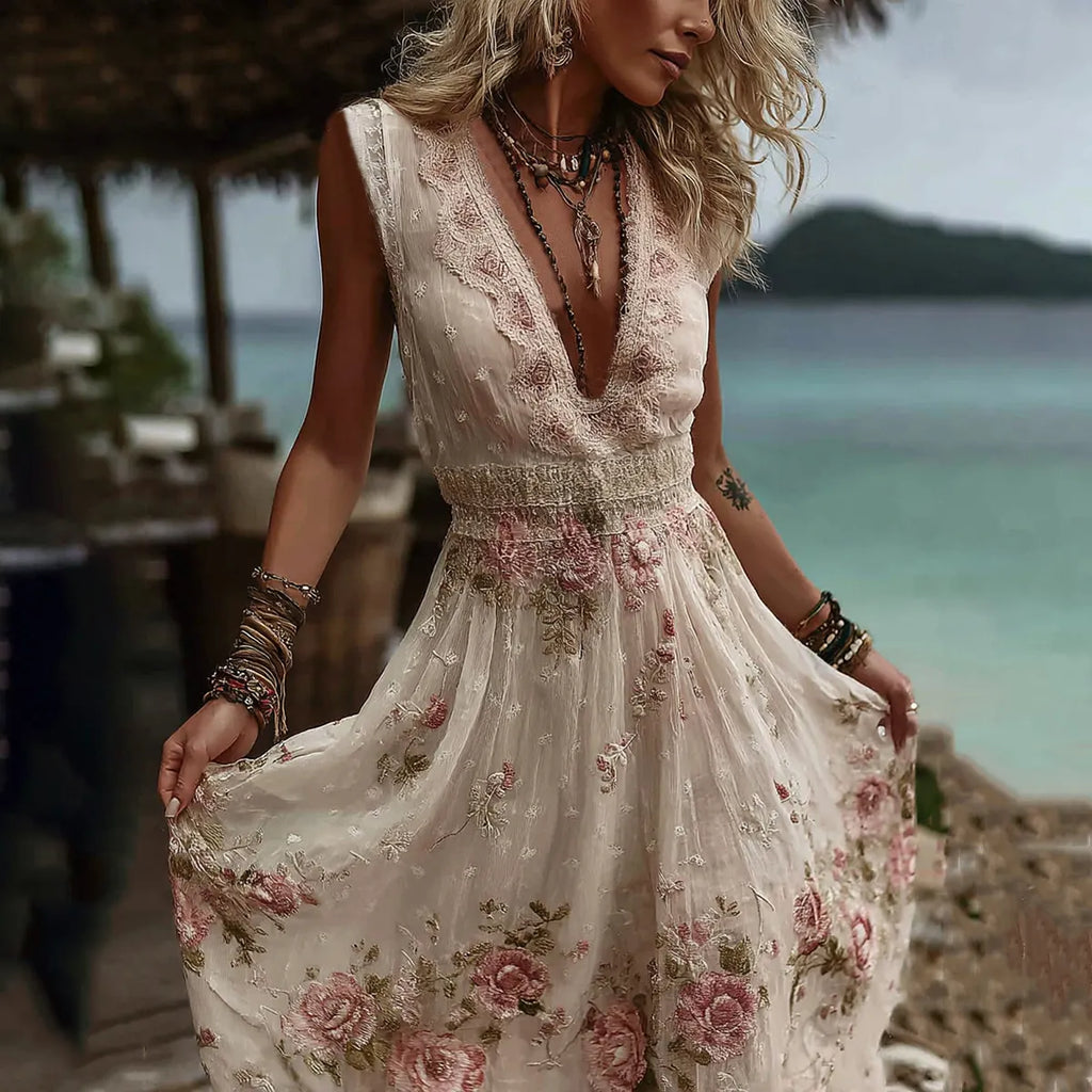 Vintage Maxi Dress – Budget-Friendly