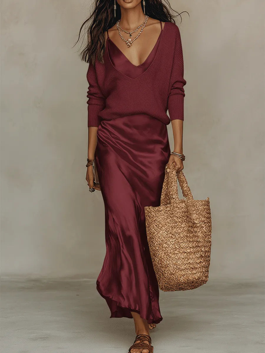 Chic Dress in soft knit, Smart Price