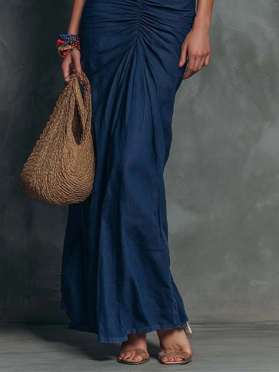 Maxi Dress That Flatters – Boho & denim