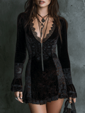 Mini Dress That Flatters – Bohemian & velvet