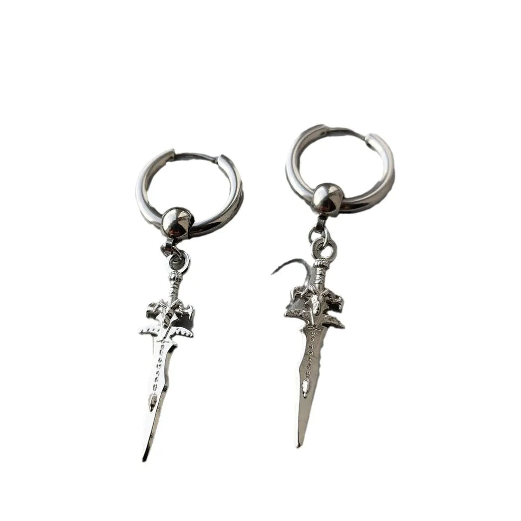 Punk Ring Arrow Earrings