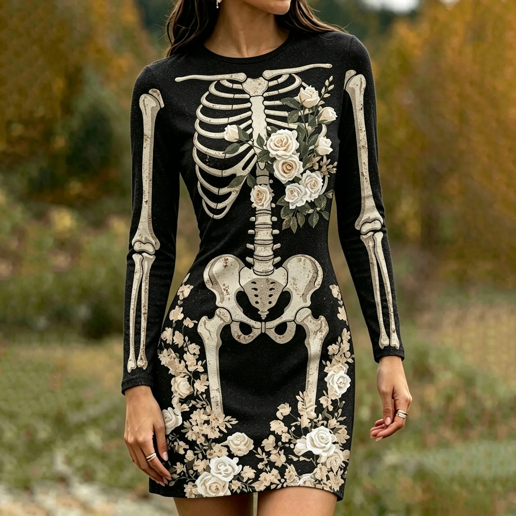 Spooky-Cute Mini Dress – Halloween Favorite