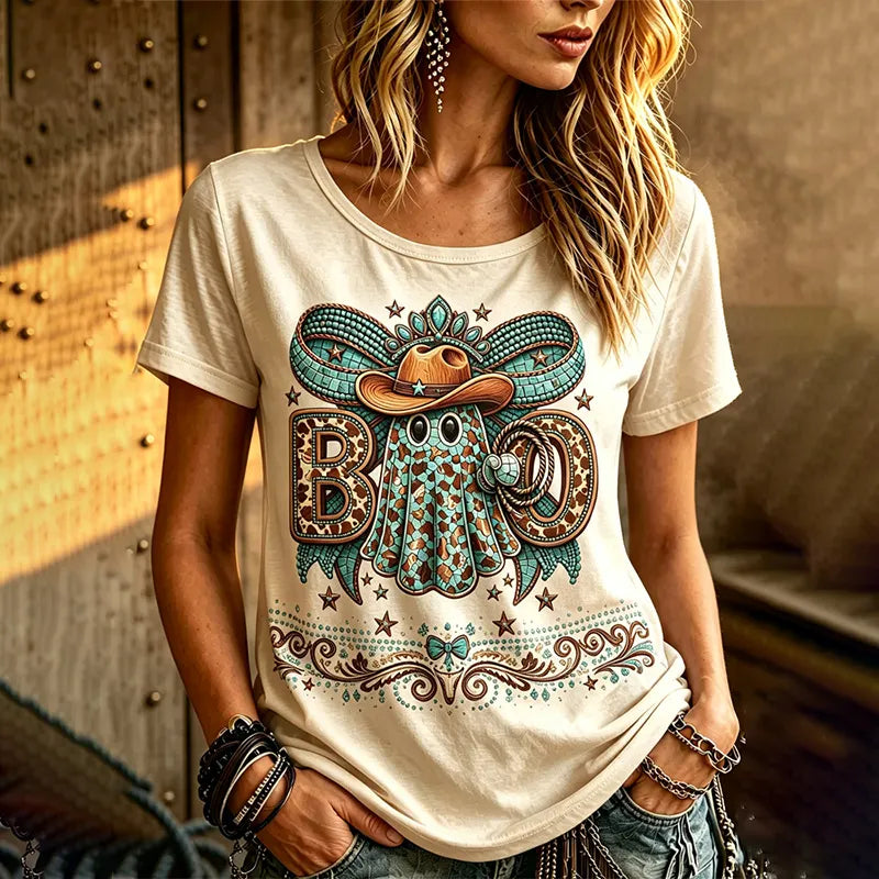 Bohemian Top – Boo-tiful Halloween