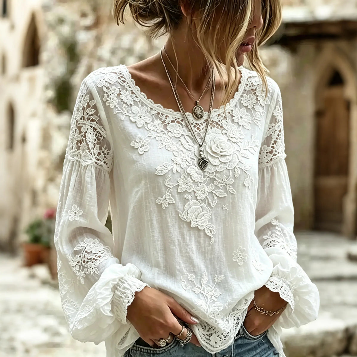 Top with linen – Smart Price