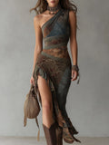 Retro Maxi Dress in premium, Best Value