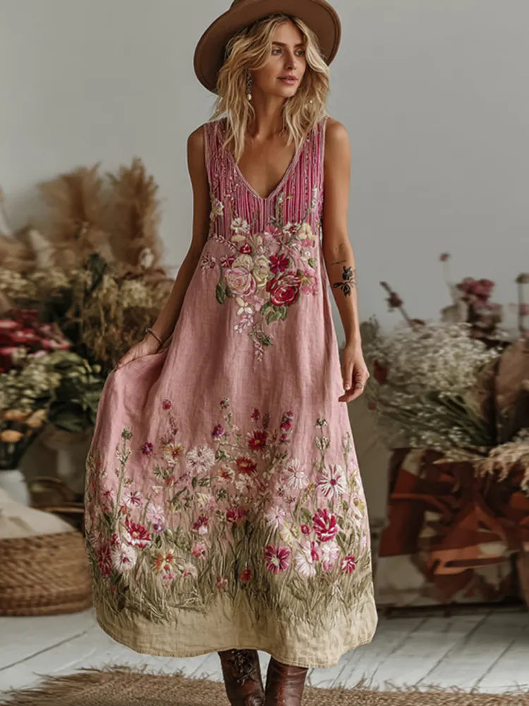 Retro Maxi Dress – Everyday Luxury