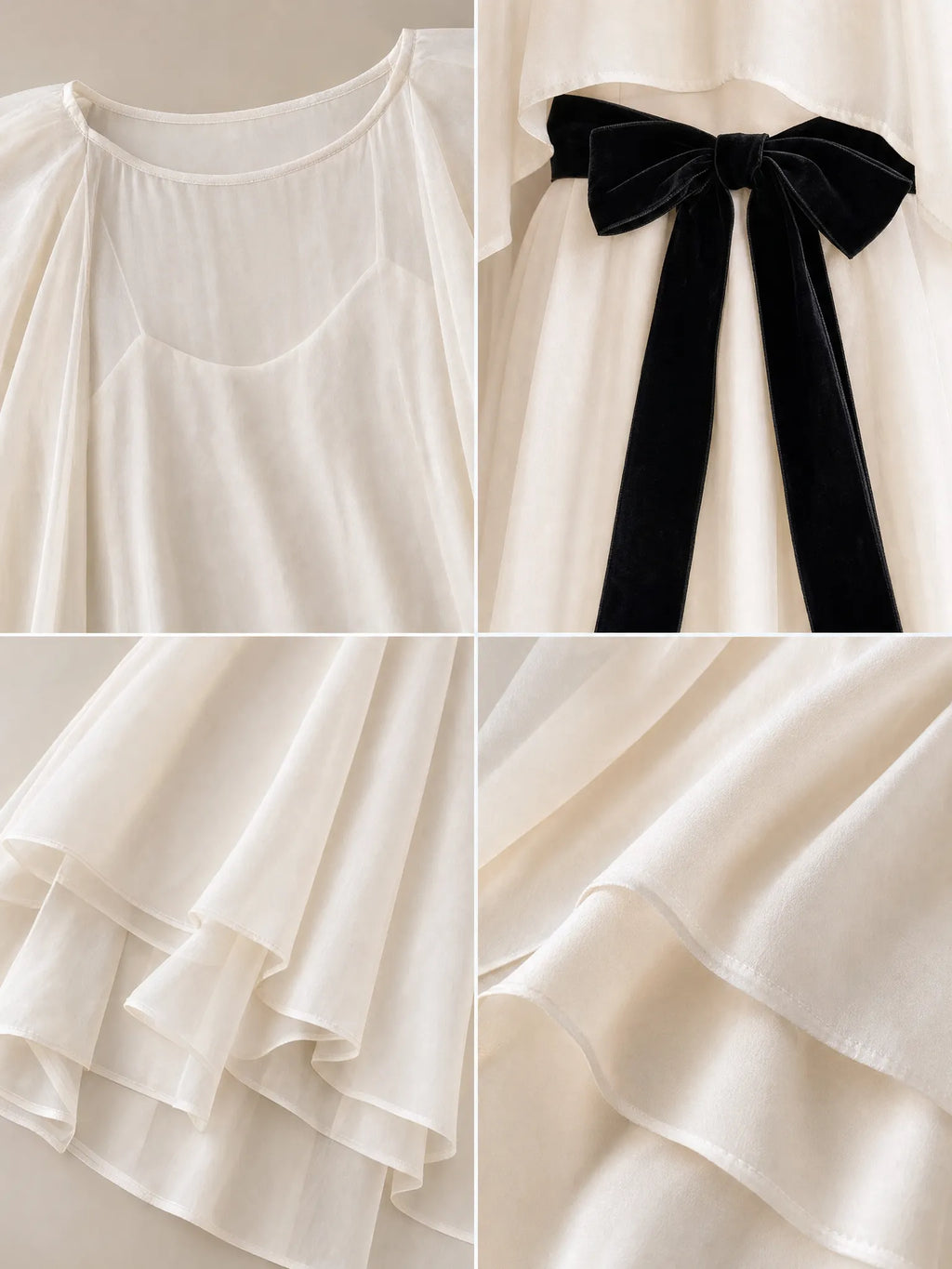 Vintage Shawl Camisole Evening Maxi Dress