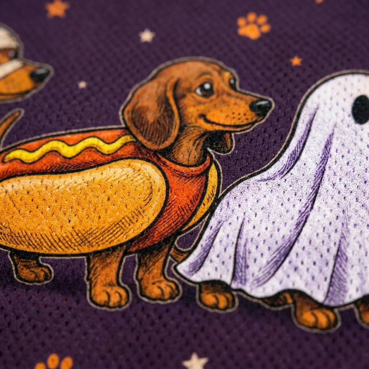 Chaotic Club Spooky Squad Halloween Dachshund Costume Mesh Jersey